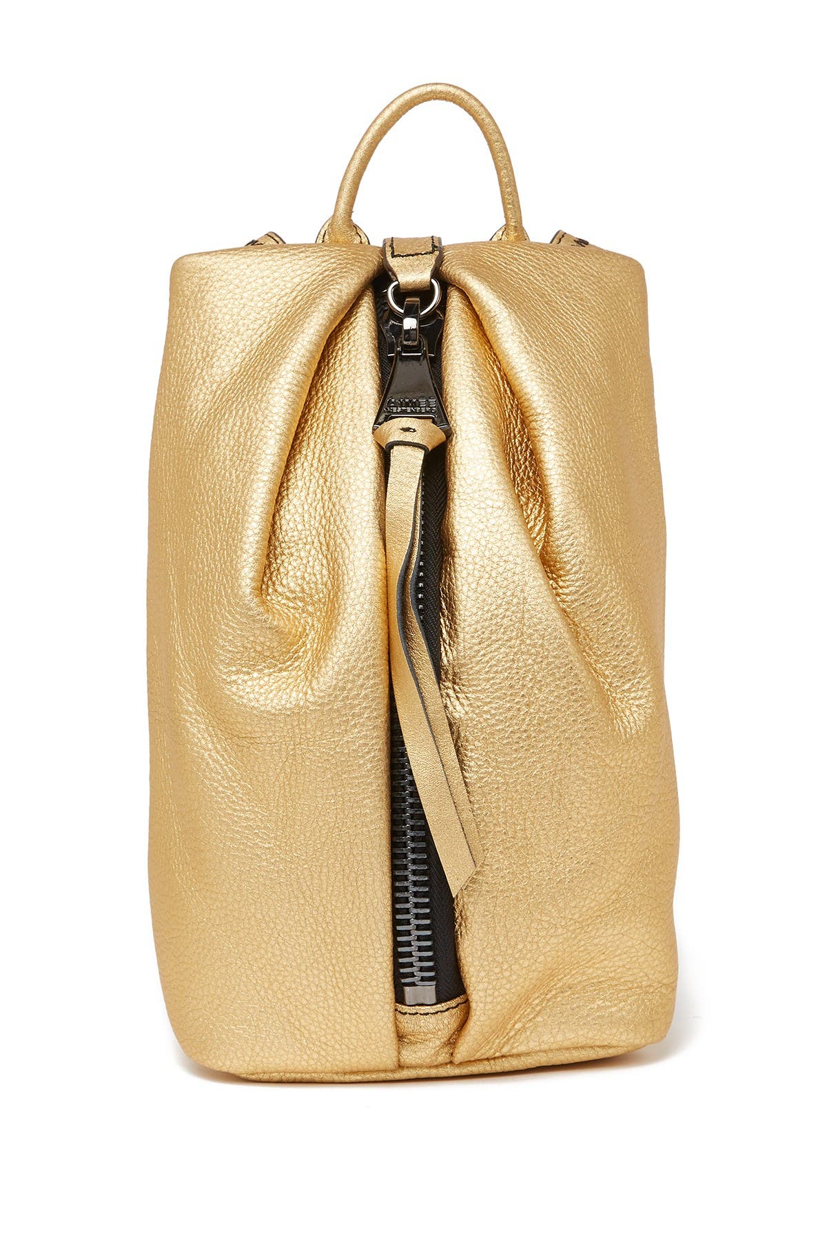 Aimee Kestenberg Tamitha Mini Leather Backpack In Liquid Gold