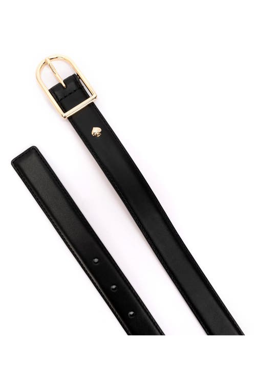 KATE SPADE KATE SPADE NEW YORK STITCHED FEATHER EDGE BELT 