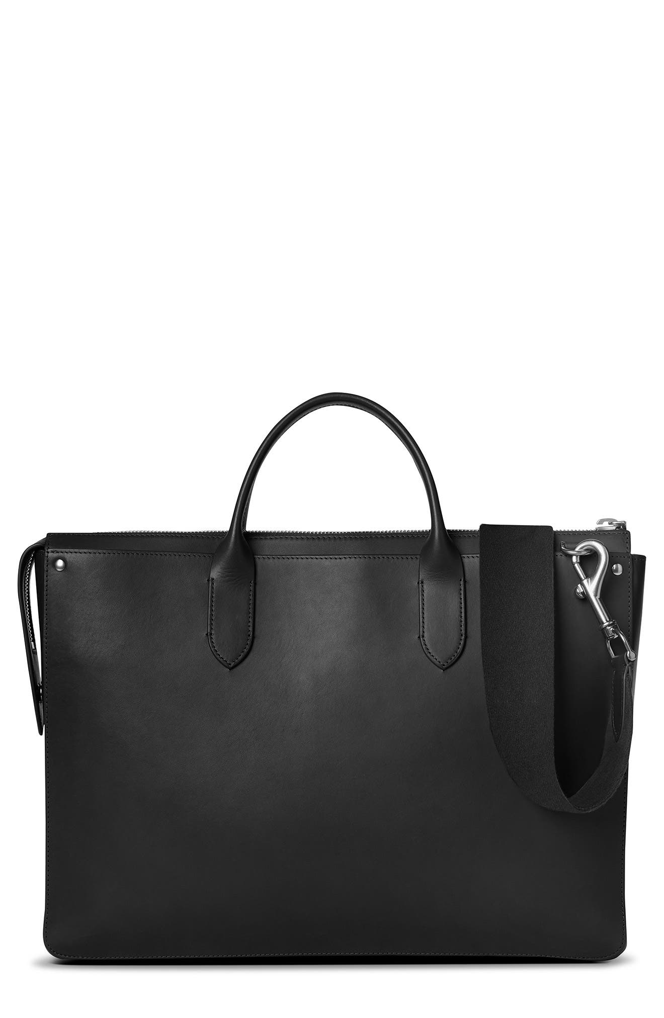 Shinola The Slim Traveler Leather Briefcase Nordstrom
