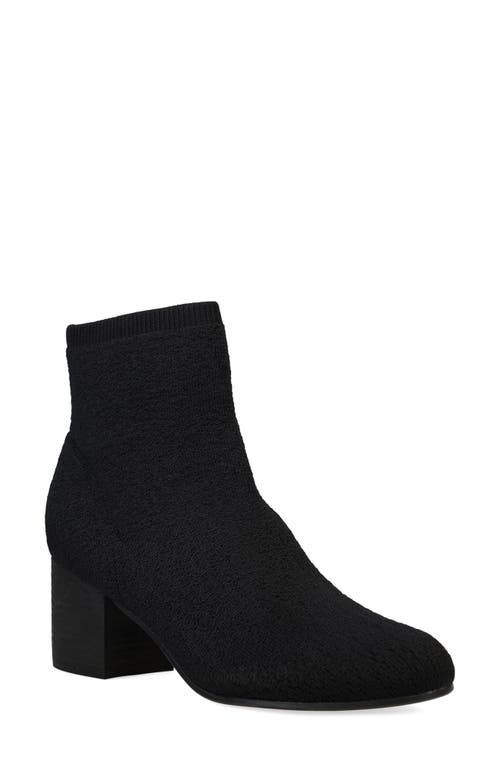 Oriel Recycled Polyester Knit Bootie in Black