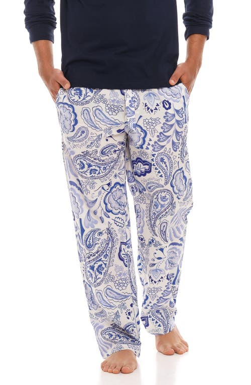 Drew Persian Pajama Pants in Blue
