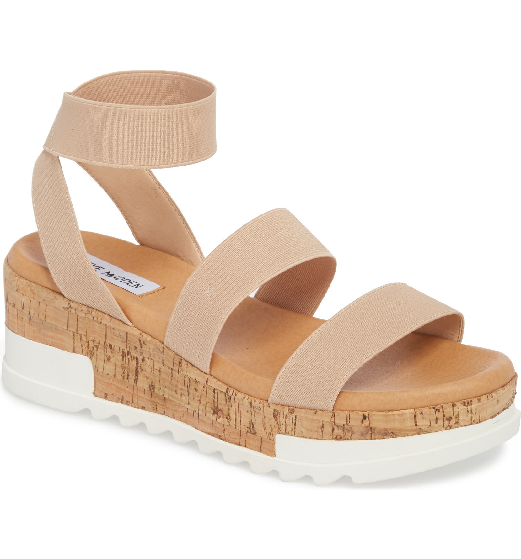 STEVE MADDEN Bandi Platform Wedge Sandal, Main, color, BLUSH