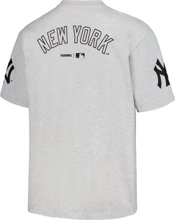 PLEASURES Men's PLEASURES Gray New York Yankees Team T-Shirt