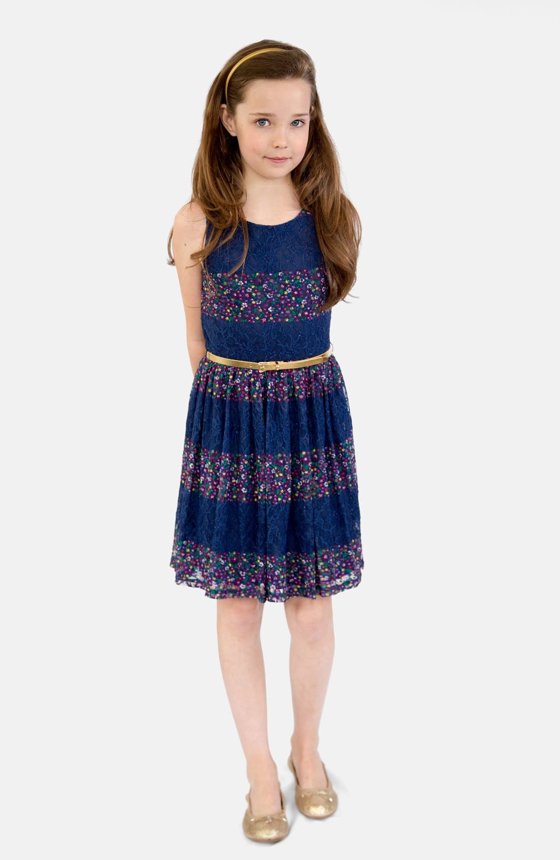 BLUSH by Us Angels Sleeveless Dress (Big Girls) Nordstrom