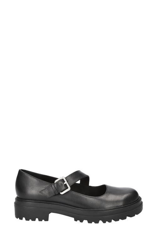 Shop Bella Vita Britt Mary Jane Flat In Black Leather