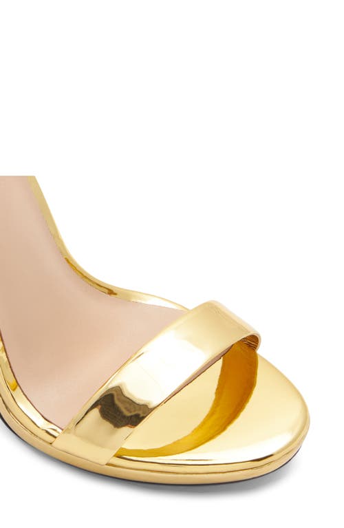 Aldo Kat Stiletto Sandal In Gold