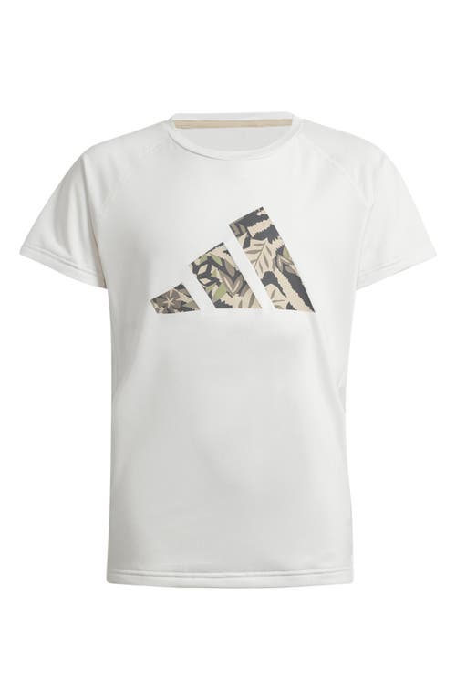 adidas x Disney Kids' 'The Lion King' Graphic T-Shirt Logo White/Brown/Spark at