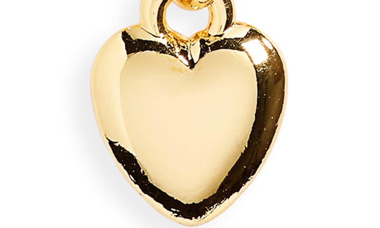 Shop Bp. Heart Pendant Necklace In 14k Gold Dipped