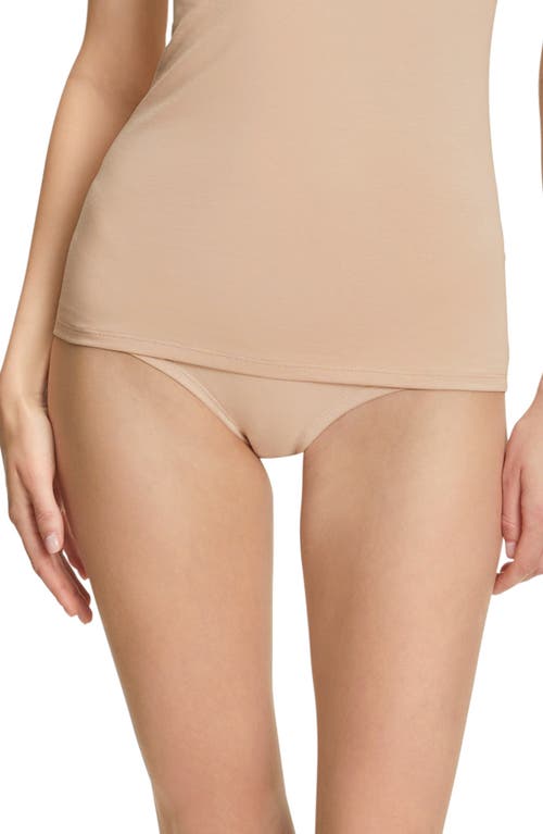 Shop Falke Daily Climate Cotton Blend Hipster Briefs In Camel