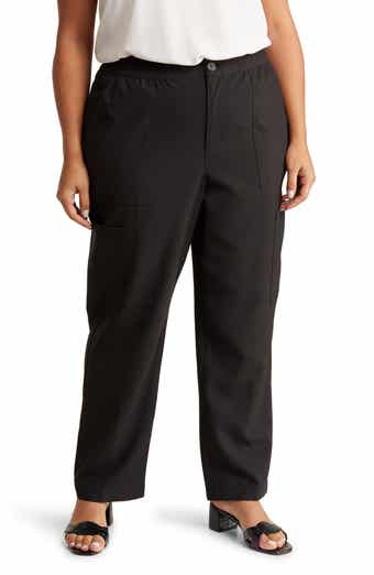 T Tahari Tie Waist Crop Scuba Pants