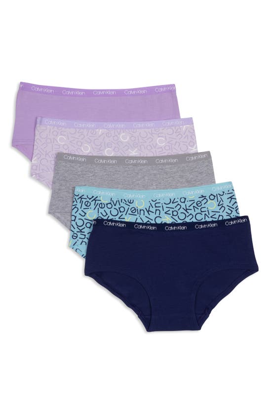 Calvin Klein Kids' Hipster Panties In Jumble