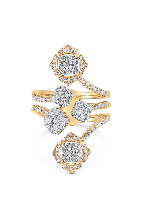 Sara Weinstock Leela Diamond Cluster Ring in Yellow Gold at Nordstrom, Size 7