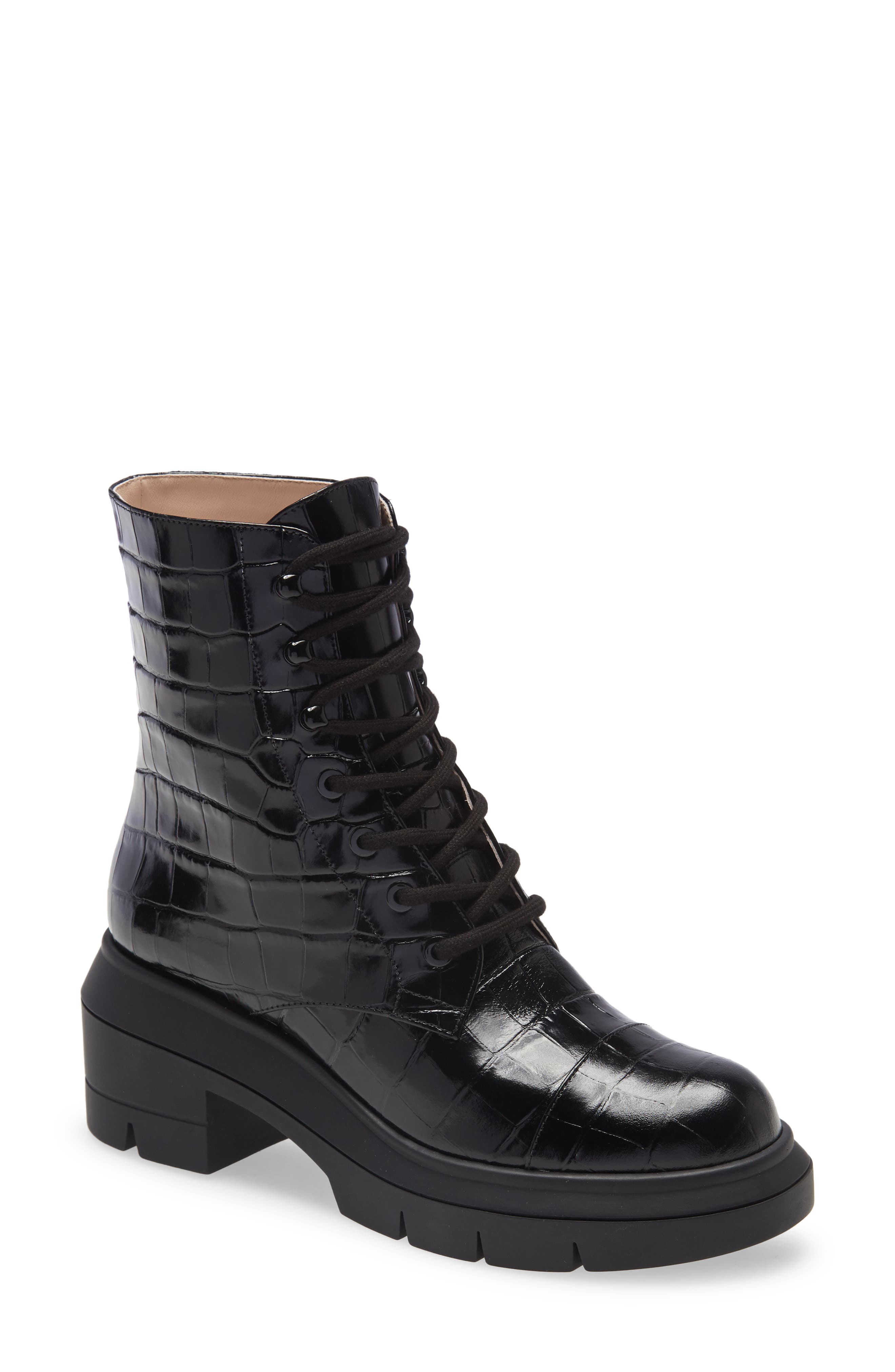 stuart weitzman combat boot