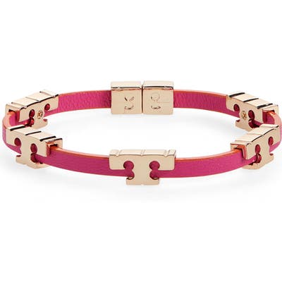 Tory Burch T-Logo Single Wrap Bracelet