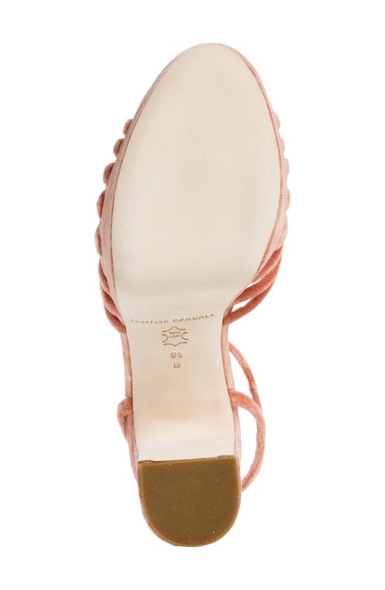 Shop Loeffler Randall Rivka Platform Sandal In Blush
