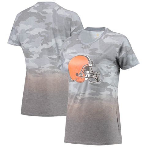 WEAR by Erin Andrews Cleveland Browns Throwback Raglan V-neck T-shirt At  Nordstrom in Gray