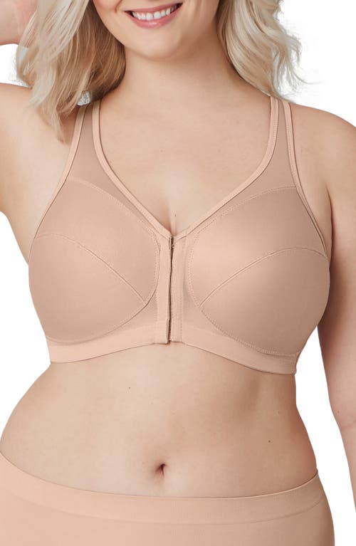MagicLift Front Closure Posture Back Bra in Cafe