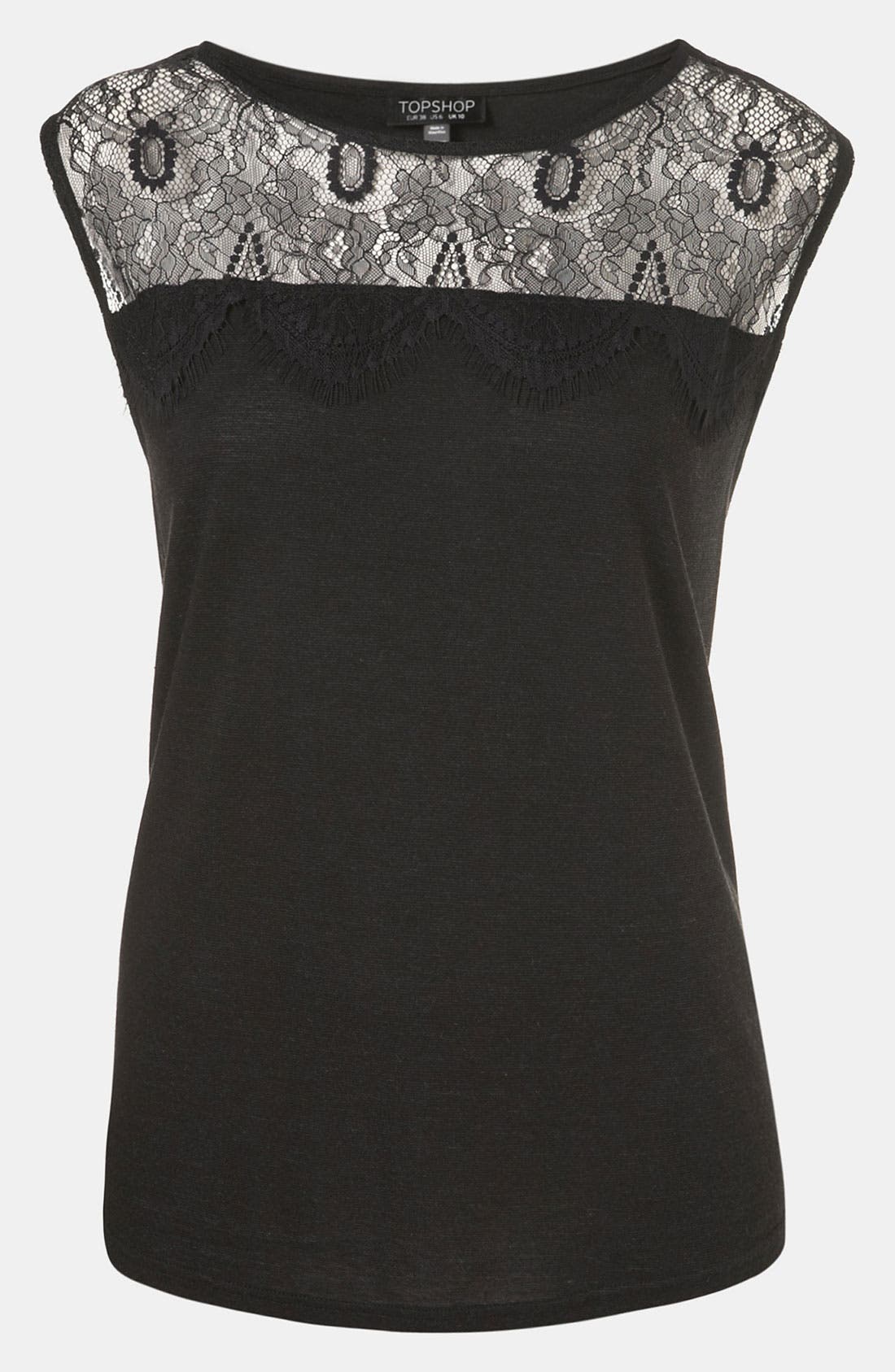 Lace Yoke Tank Nordstrom