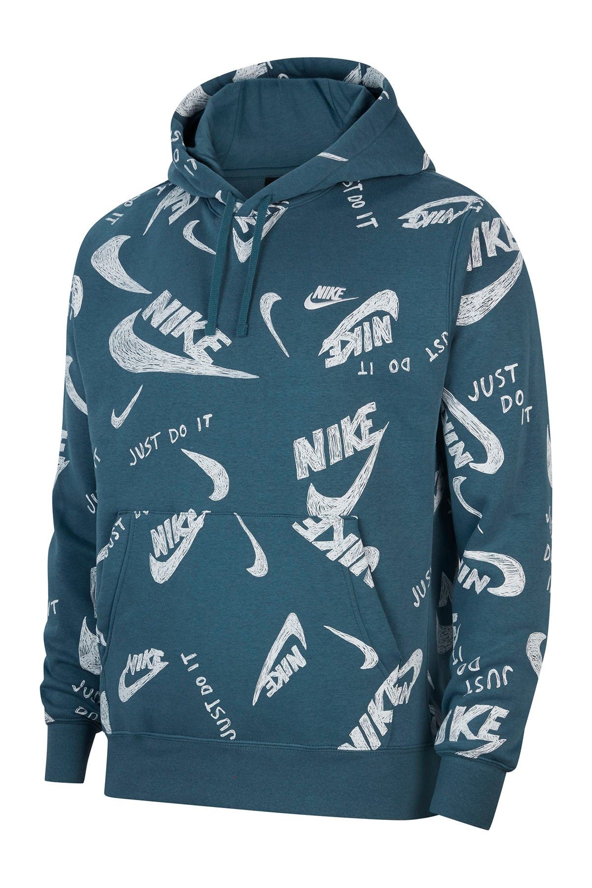 sportswear club fleece pullover hood