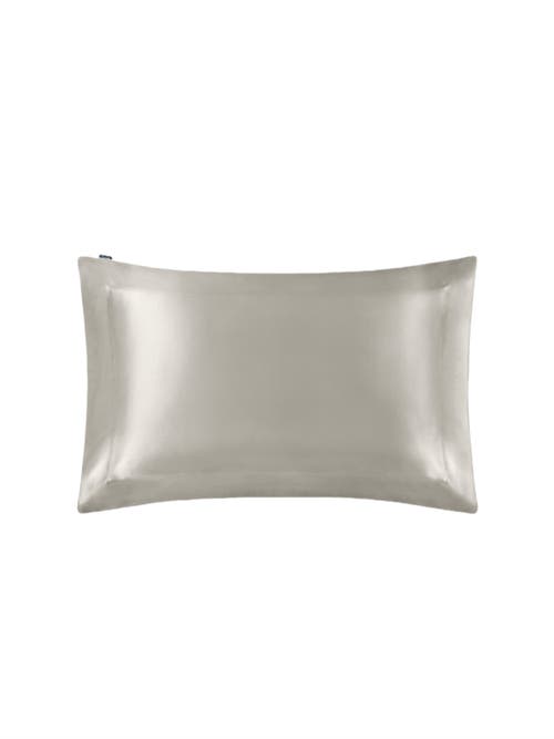 Shop Lilysilk Pure Mulberry Silk Oxford Envelope Luxury Pillowcase In Grey