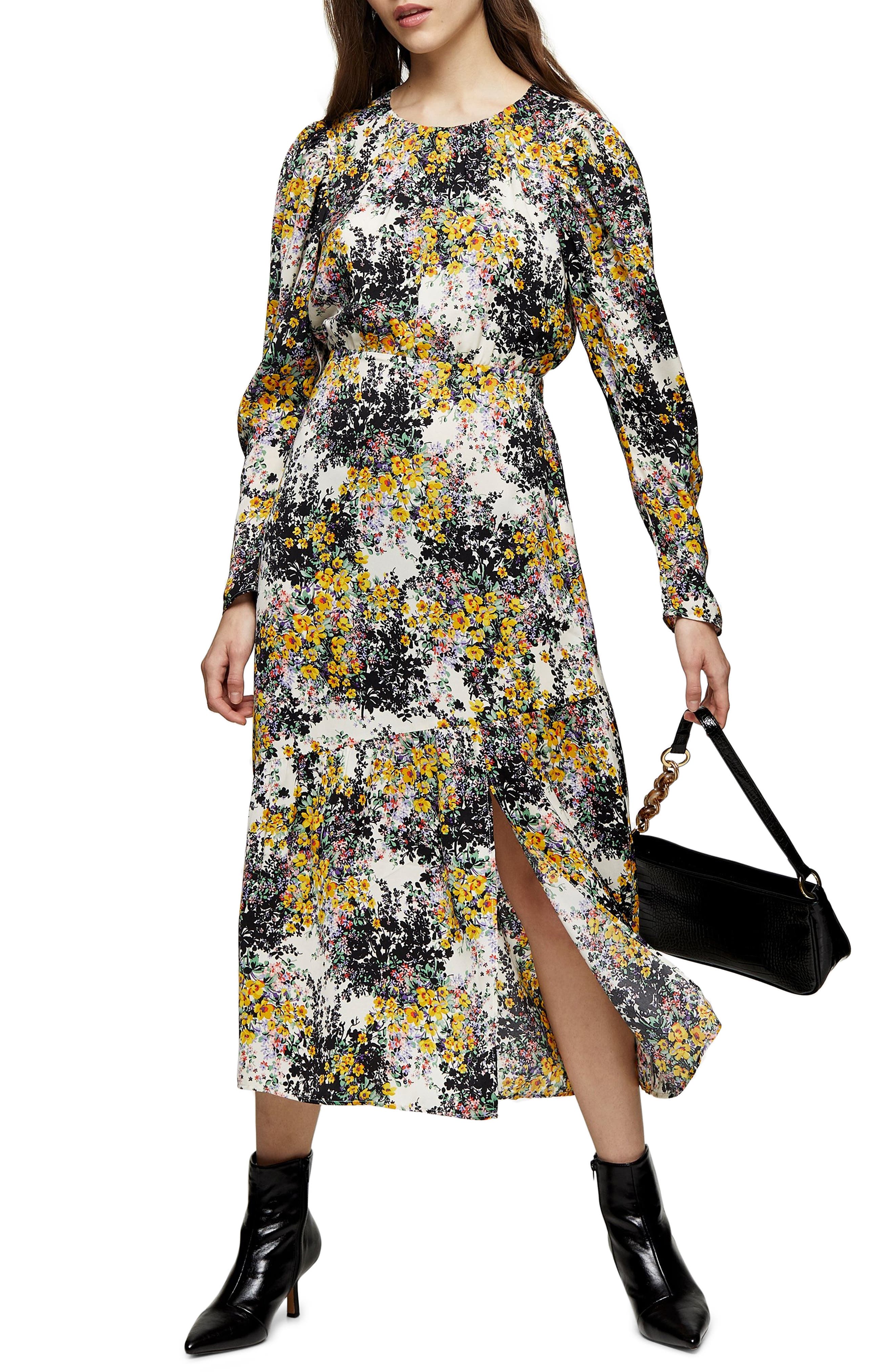 nordstrom midi dresses with sleeves