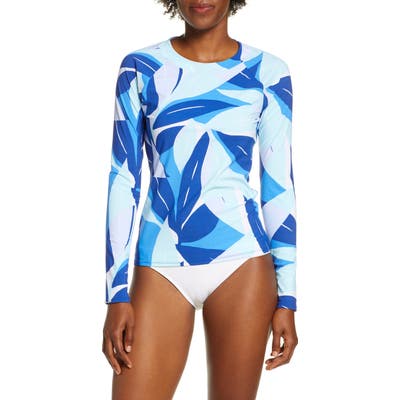 La Blanca Palm Reader Rashguard, Blue