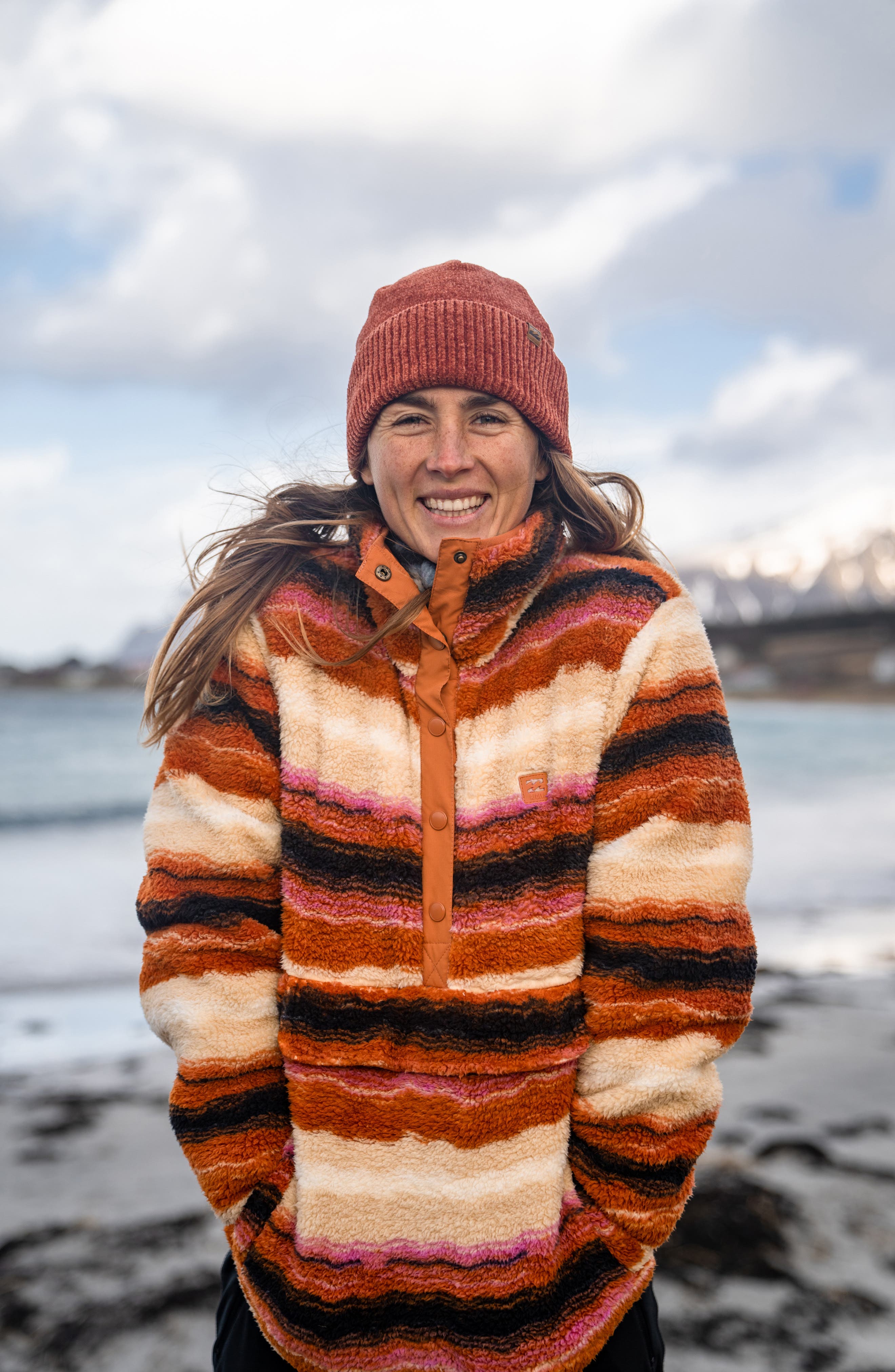 Billabong Switchback Faux Fur Pullover | Nordstrom