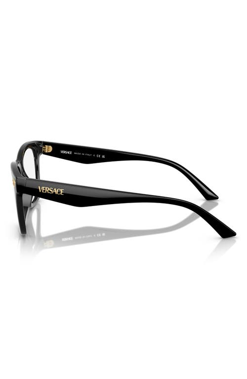 Versace 52mm Pillow Optical Glasses In Black