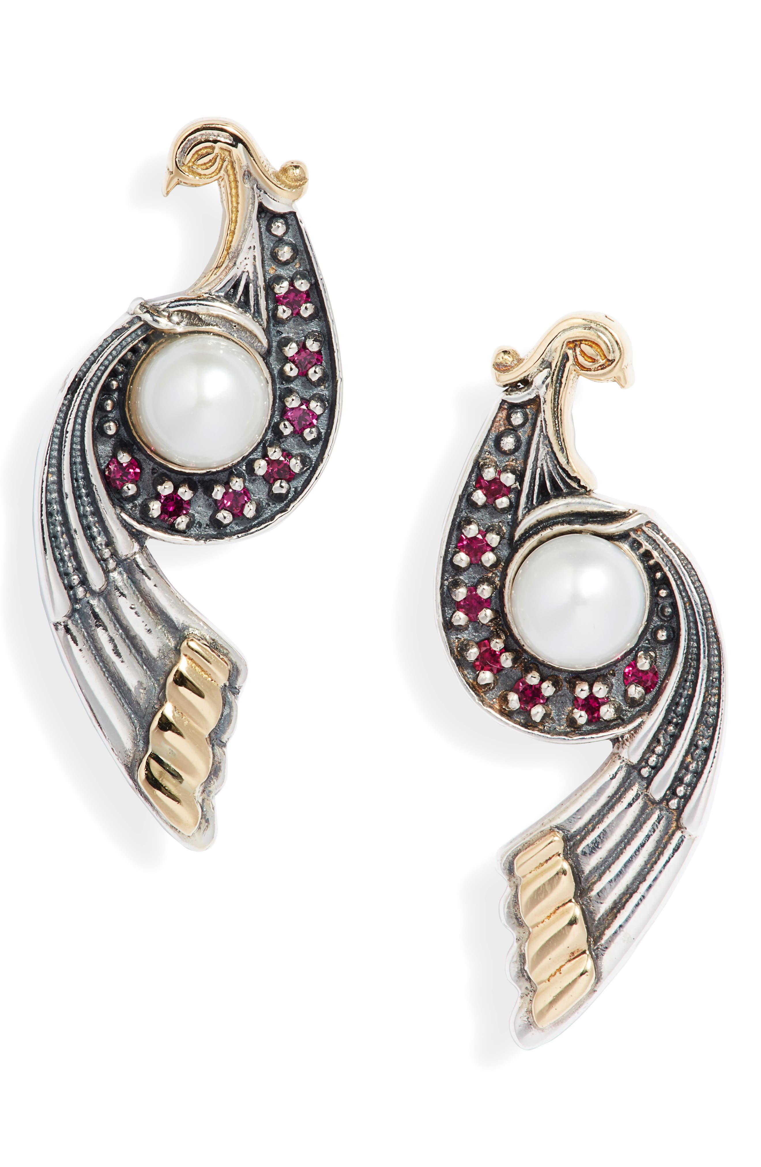 konstantino pearl earrings