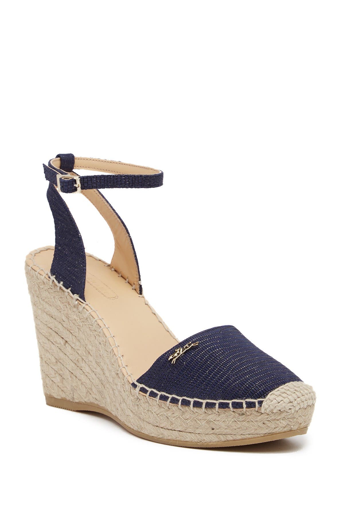 Textured Wedge Heel Espadrilles 