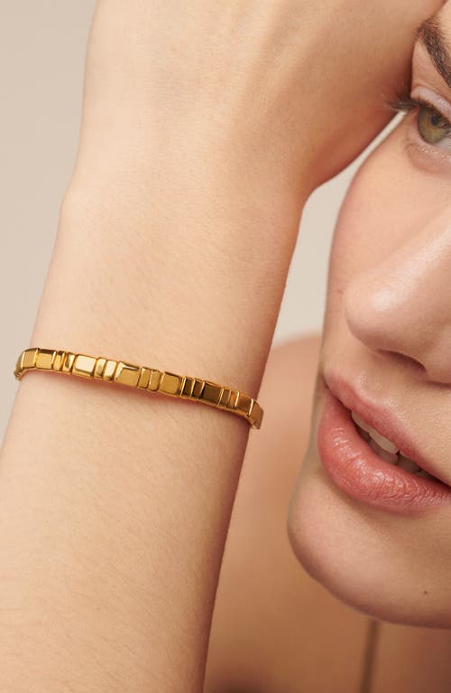 Monica Vinader Delphi Friendship Bracelet In 18ct Gold Vermeil/silver