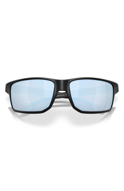 Oakley Gibston Xl 62mm Rectangular Sunglasses In Matte Black