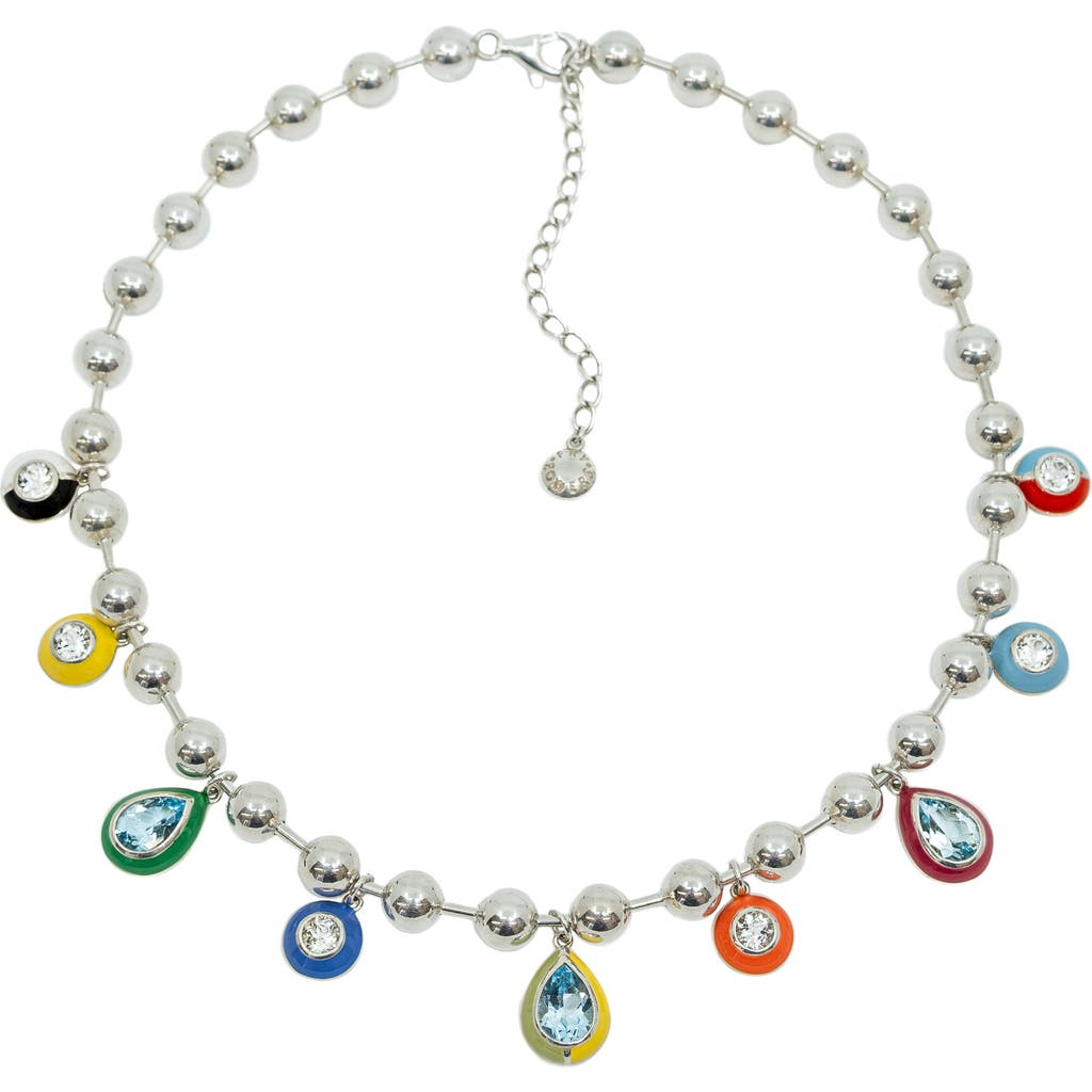 Fry Powers Lydia Collar Necklace In Rainbow Multi