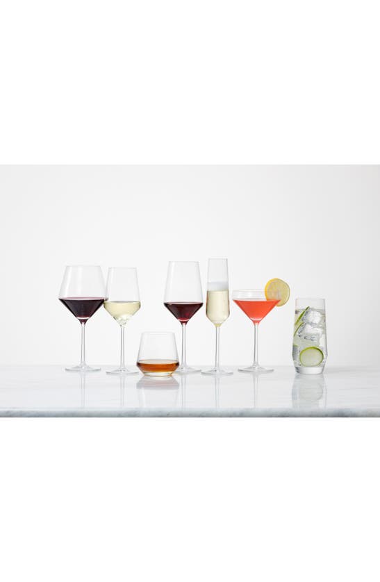 Zwiesel Glass Schott Zwiesel Pure Set Of 6 Martini Glasses In Clear