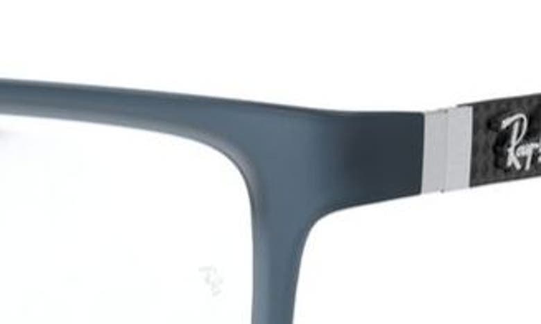 Ray Ban Unisex 53mm Rimless Optical Glasses In Blue