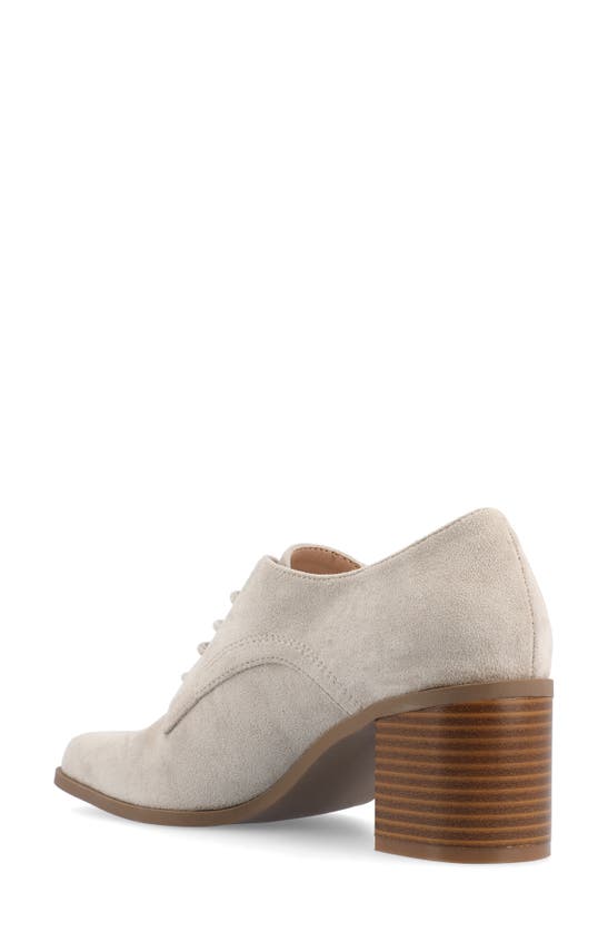 JOURNEE COLLECTION JOURNEE COLLECTION SYLVAN BLOCK HEEL DERBY PUMP