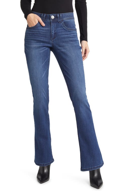 Wit & Wisdom AbSolution Mid Rise Itty Bitty Bootcut Jeans in Blue