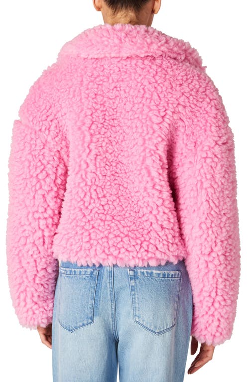 Shop Blanknyc Faux Fur Jacket In Candy Bar