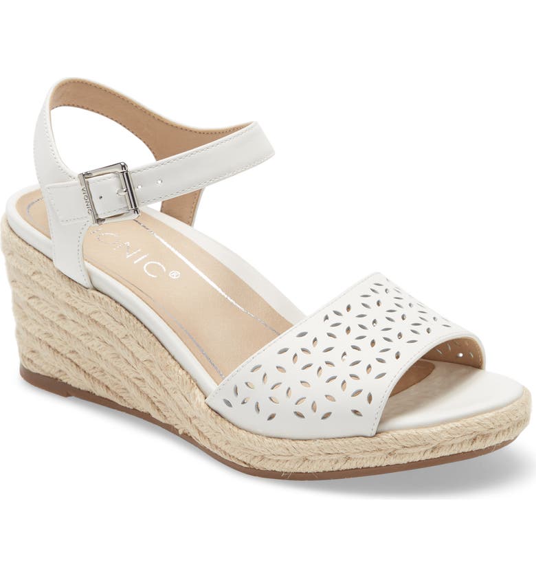 Vionic Ariel Perforated Wedge Sandal (Women) | Nordstrom