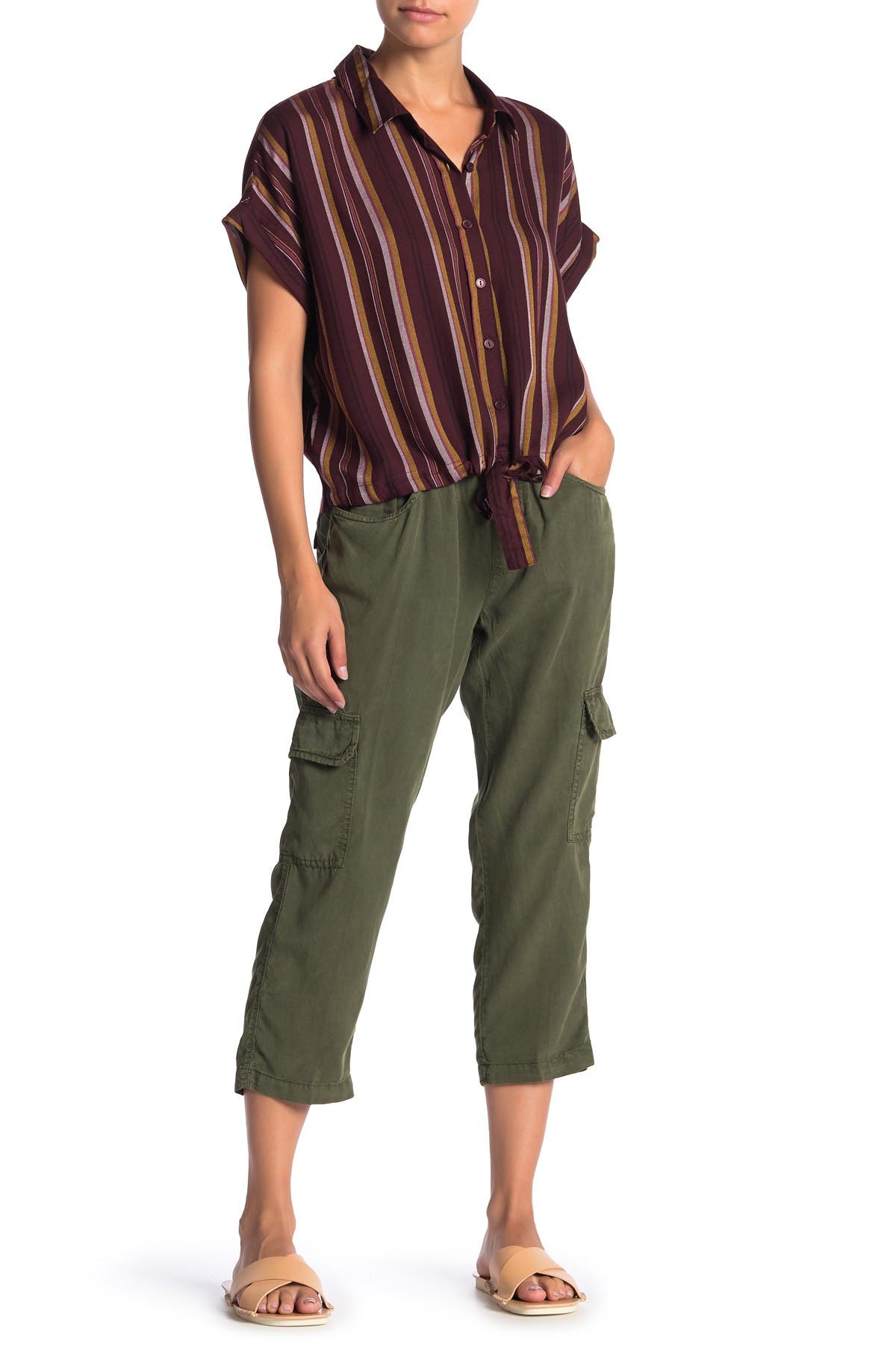 cargo ankle pants