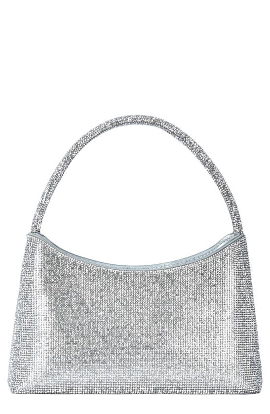 Shop Starlet Rhinestone Top Handle Bag In Silver