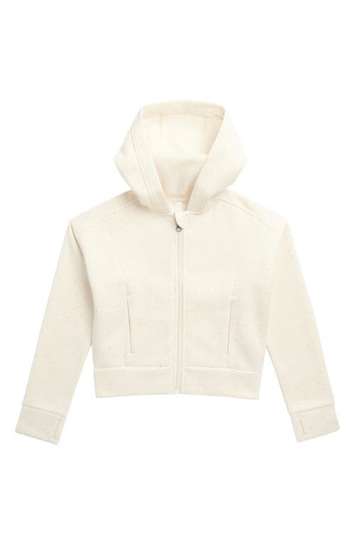 zella Kids' Unwind Full Zip Fleece Hoodie Heather at