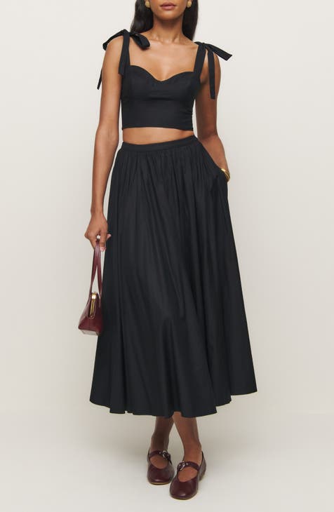 Reformation purchases crop top new black small with tags