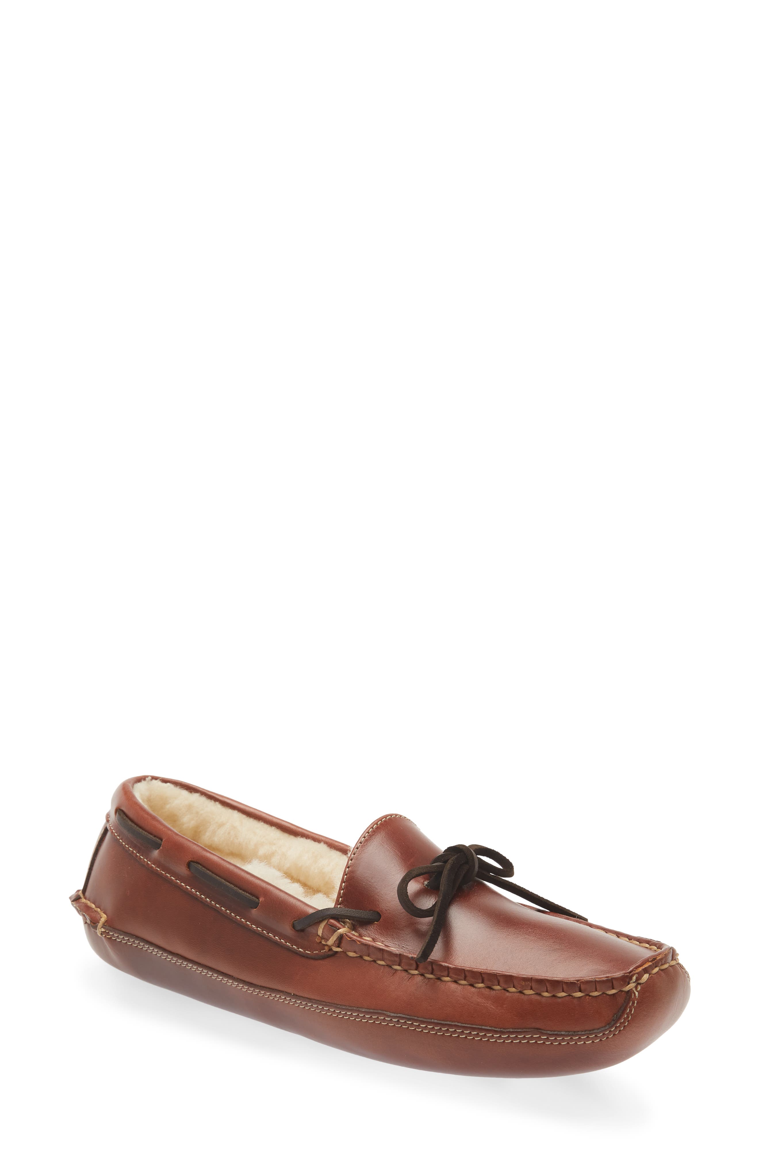 ll bean leather slippers mens