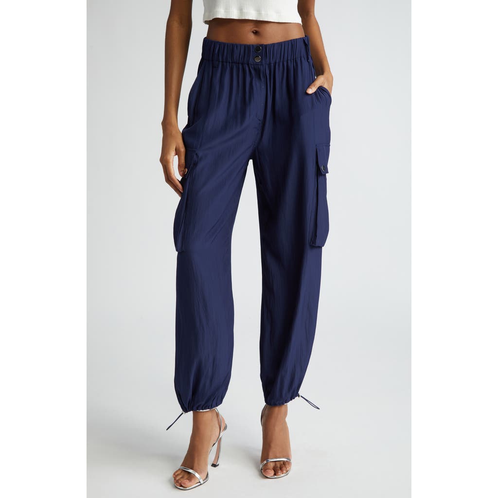 Ramy Brook Mayme Cargo Joggers In Blue