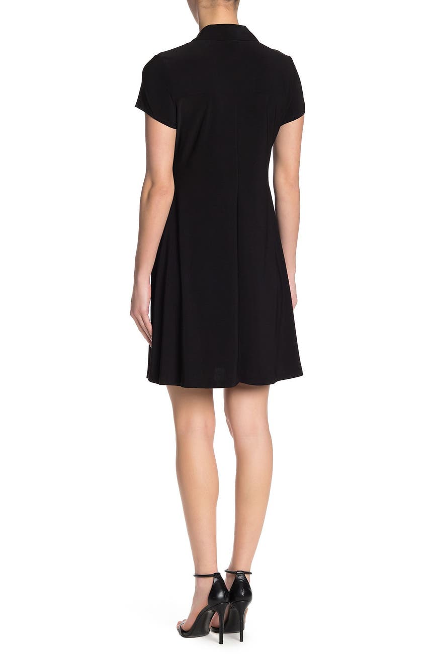 MSK | Quarter Zip Short Sleeve Dress | Nordstrom Rack