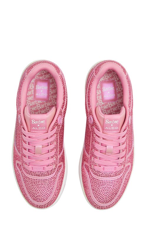 Shop Aldo X Barbie City Sneaker In Smooth Fuchsia