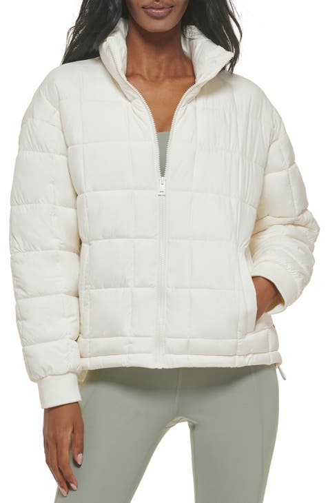 Women's White Quilted Jackets