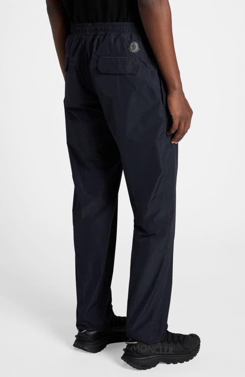 Shop Moncler Microventile Léger Joggers In Navy Blue