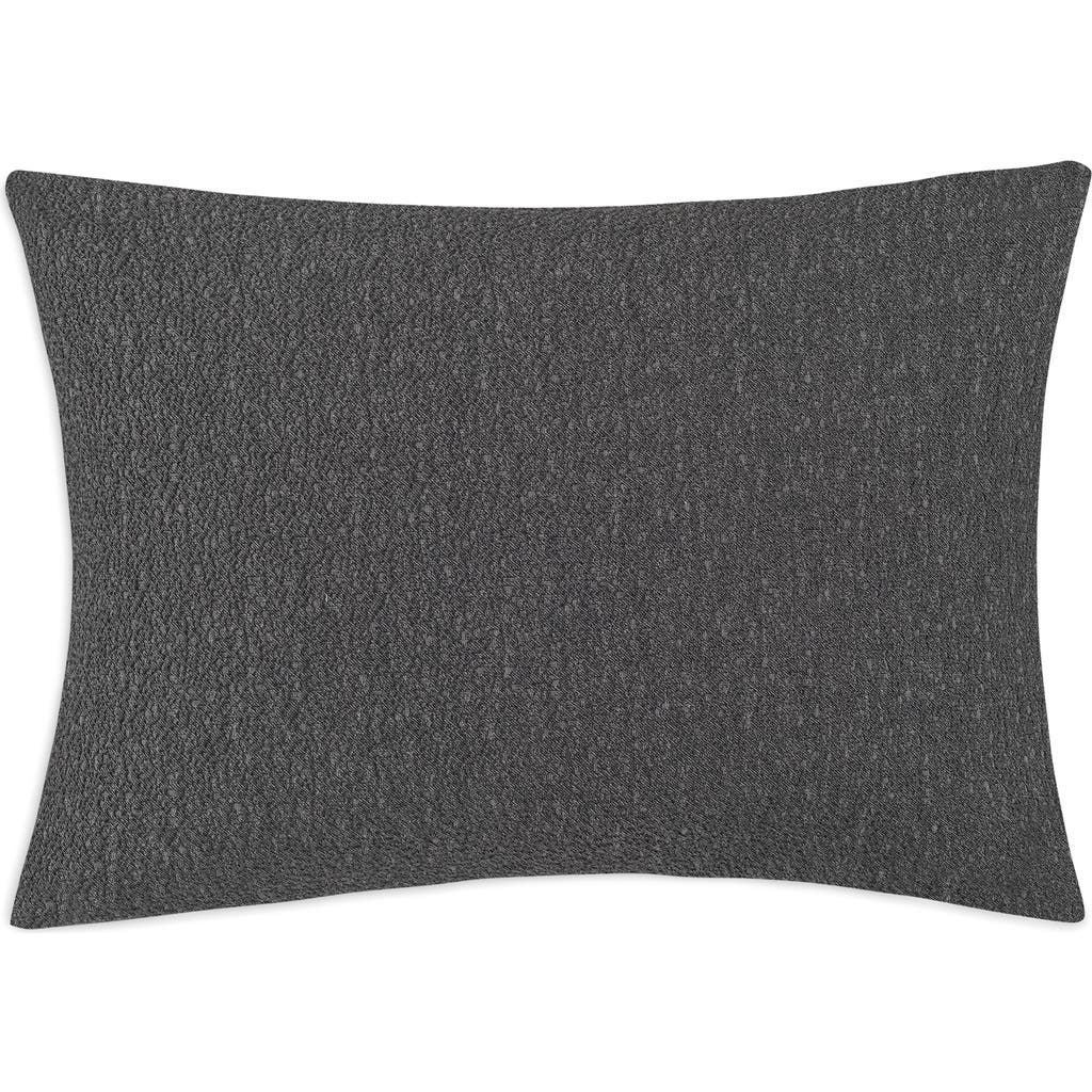 Matouk Malibu Pillow Sham In Charcoal